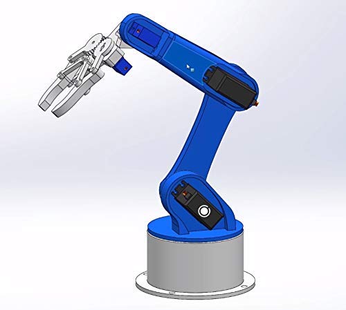 Robotic Arm with 5 Degree of Freedom (Only 3D printed plastic Parts with Nuts and Bolts) AB0198 - Image 3