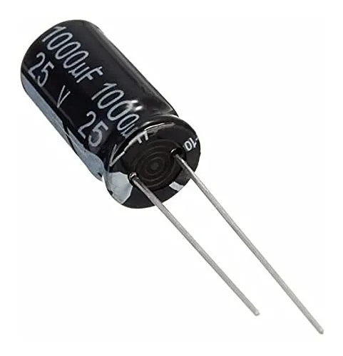 Electrolytic Capacitor, 1000uF 25V, 10 Pieces
