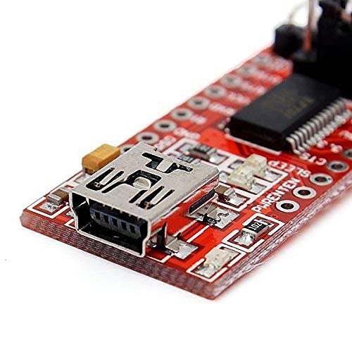 FTDI FT232 FT232RL USB to UART TTL Serial Adapter Module with Mini USB Cable - Image 4